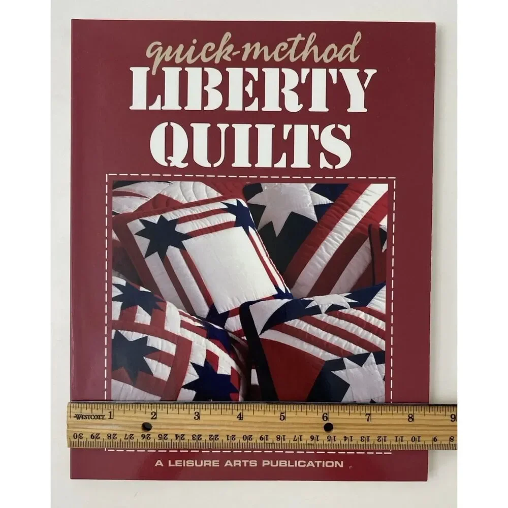 Quick-Method Liberty Quilts Book By Leisure Arts 1996 Paperback (VTG)